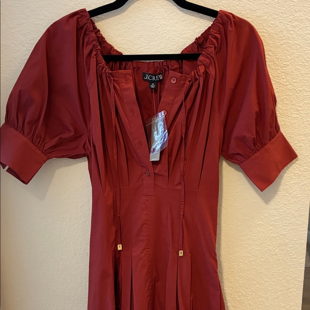 J. Crew Women's Terracotta Midi Dress - Picture 3 of 5